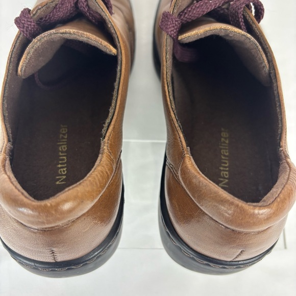 Naturalizer Leather 90’s Y2K Lace Up Comfort Oxford Dressy Shoes Brown Size 6.5 - Picture 11 of 15